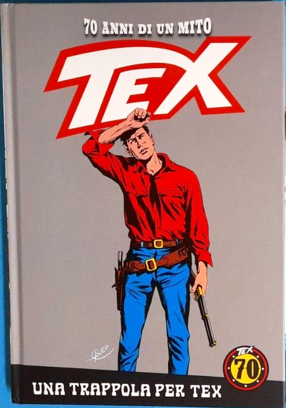FB- 70 ANNI DI UN MITO TEX N.46 UNA TRAPPOLA PER TEX CON FIGURINE-- GdS-- C- G24