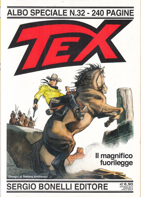 FB- TEX SPECIALE TEXONE N.32 IL MAGNIFICO FUORILEGGE  -- BONELLI - 2017 - B- C23