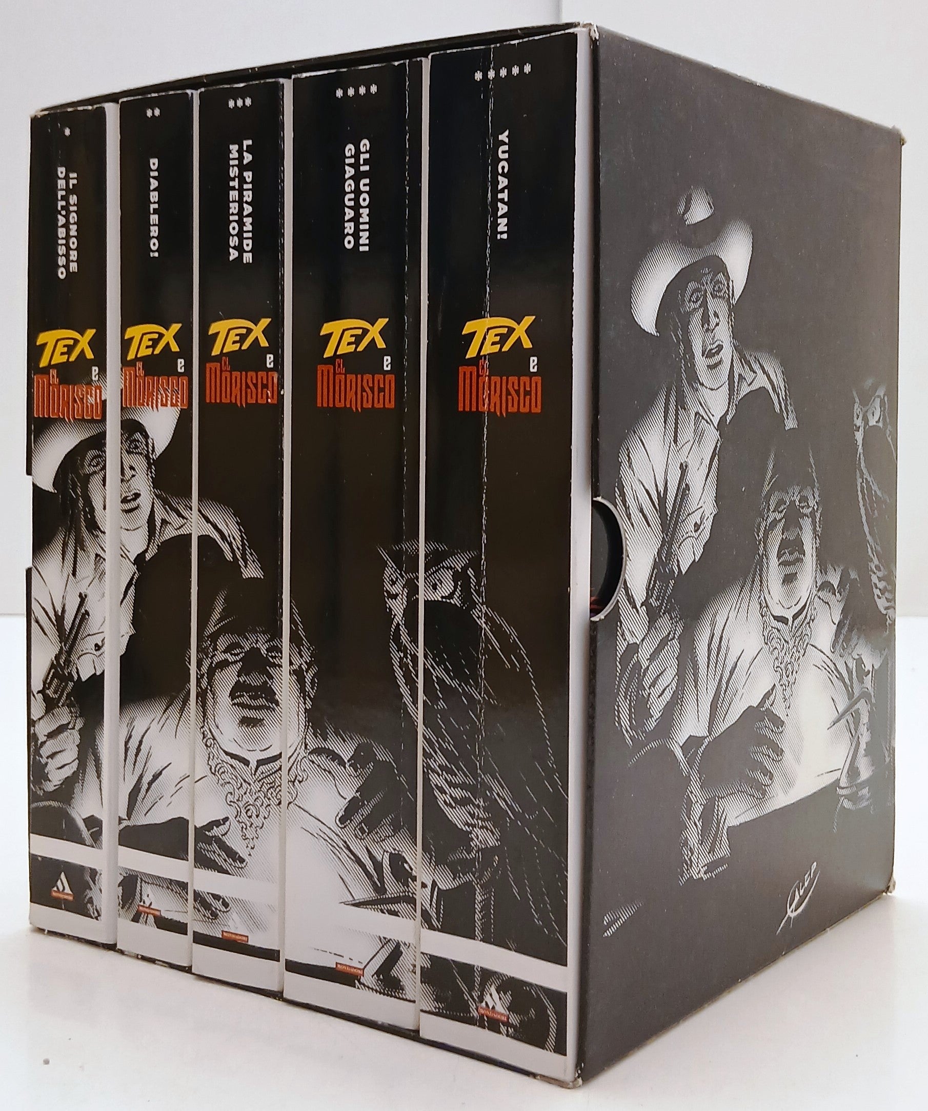 FB- TEX EL MORISCO 5 VOLUMI COMPLETA CON COFANETTO - MONDADORI SUPERMITI - N25