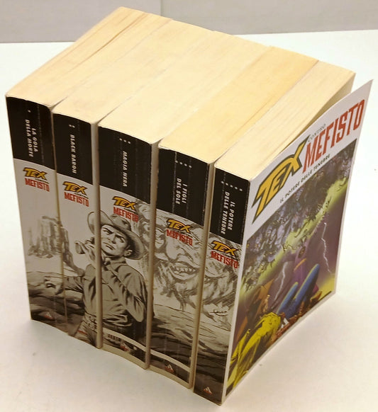 FB- TEX CONTRO MEFISTO 5 VOLUMI COMPLETA -- MONDADORI SUPERMITI - 2012 - B - N25