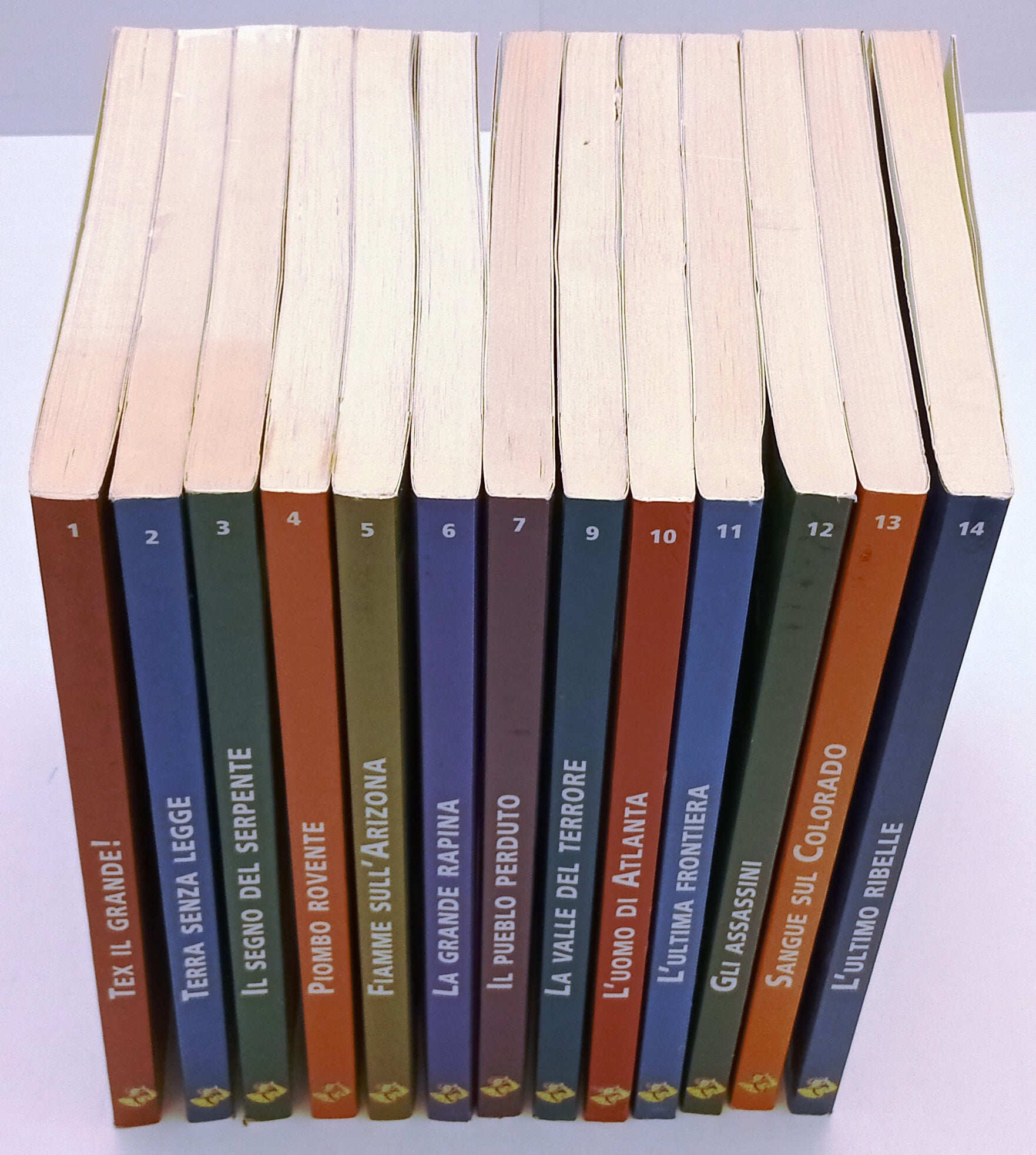 FB- TEX STELLA D'ORO 1/14 (manca 8) RISTAMPA TEXONE SPECIALE-- BONELLI-- B- N25