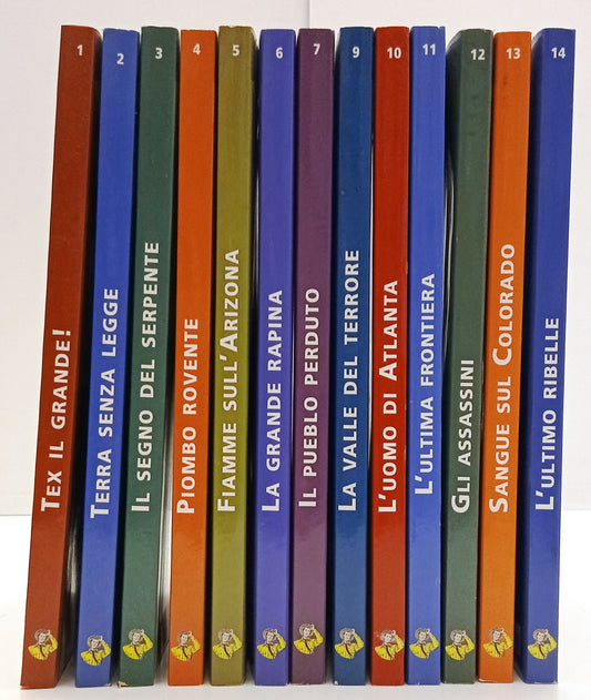 FB- TEX STELLA D'ORO 1/14 (manca 8) RISTAMPA TEXONE SPECIALE-- BONELLI-- B- N25