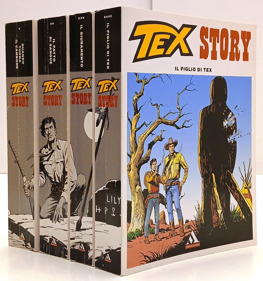 FB-  TEX STORY 4 VOLUMI COMPLETA -- MONDADORI SUPERMITI - 2013 - B - N25