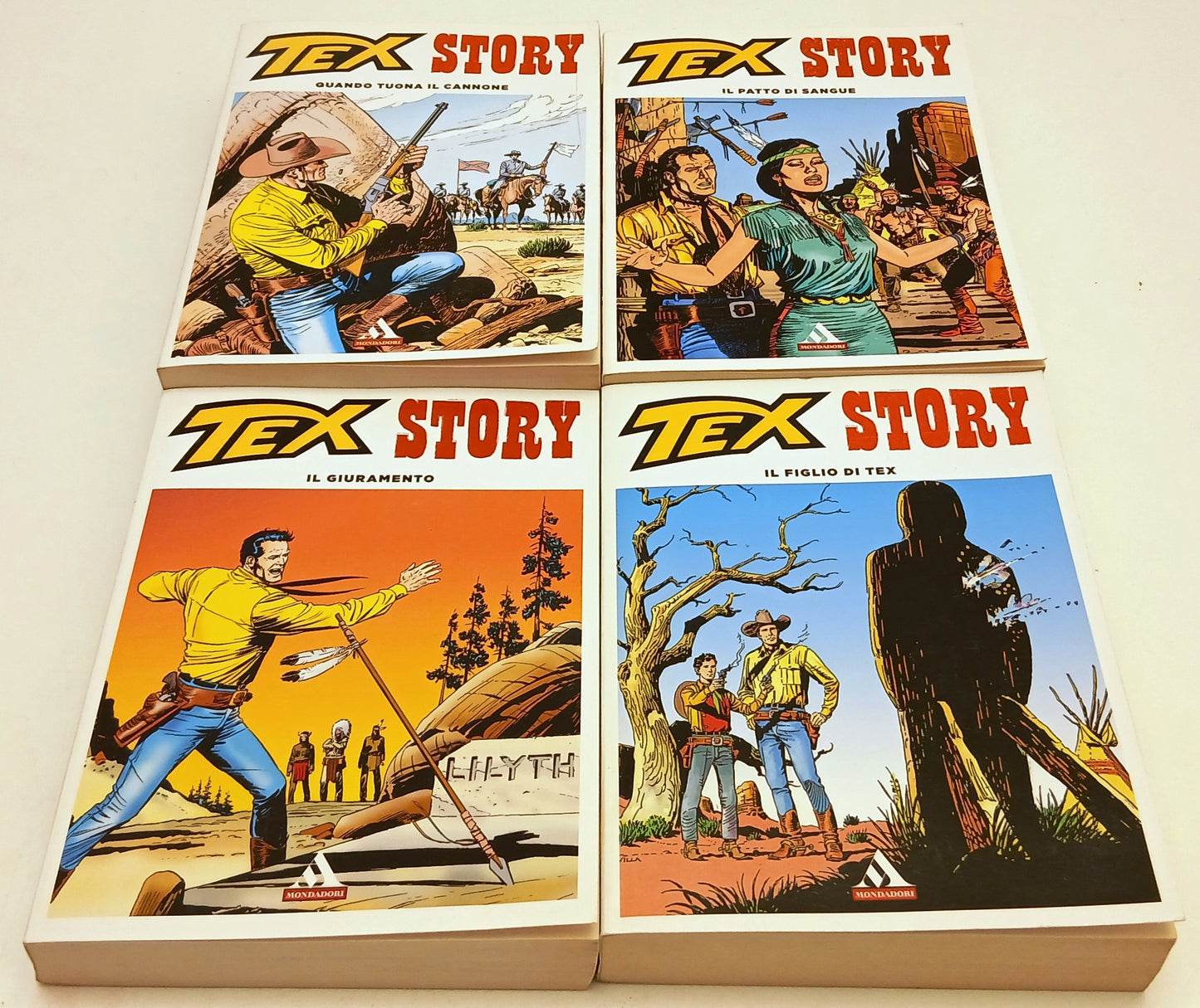 FB-  TEX STORY 4 VOLUMI COMPLETA -- MONDADORI SUPERMITI - 2013 - B - N25