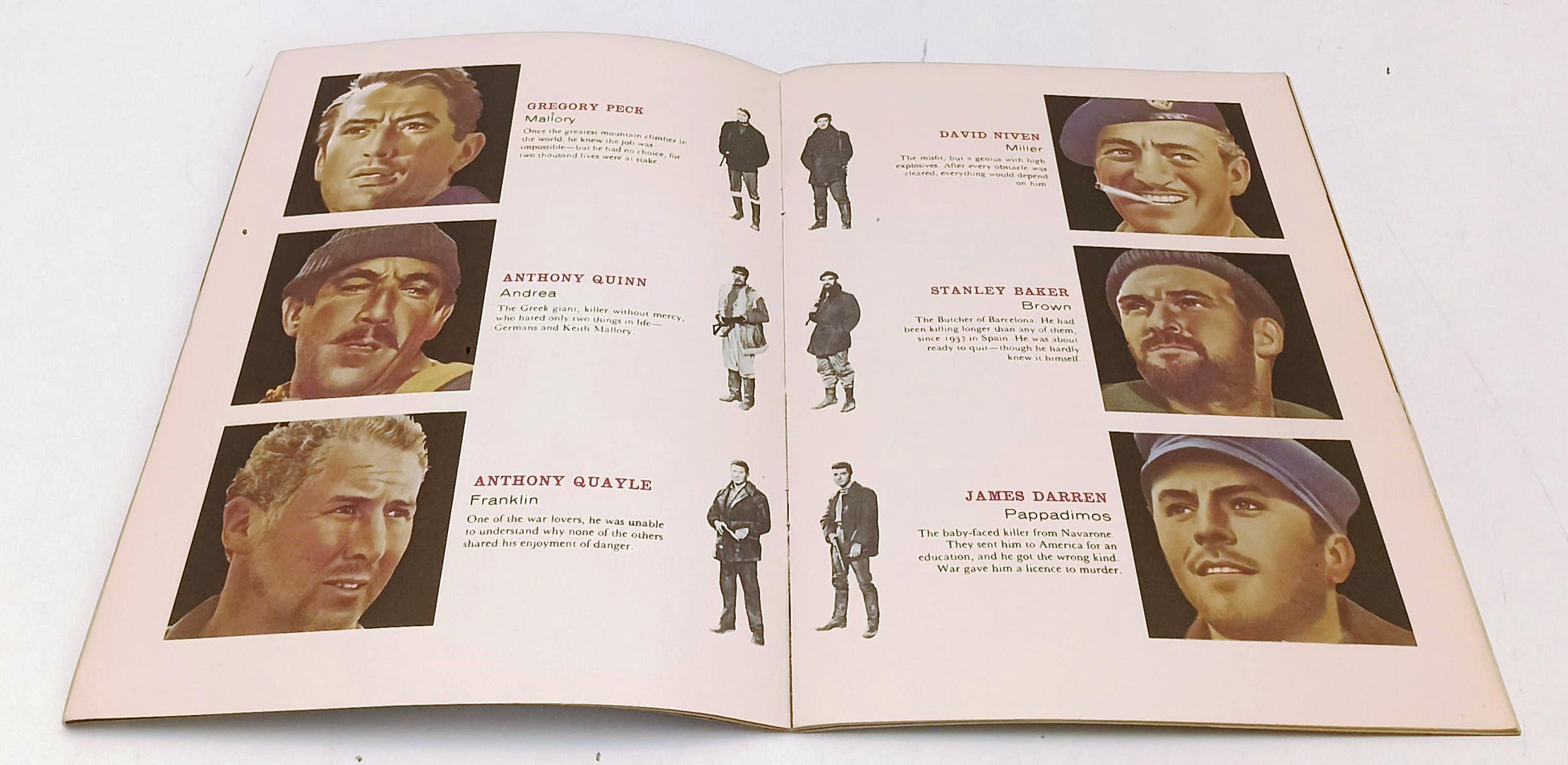 LW- THE GUNS OF NAVARONE GREGORY PECK DAVID NIVEN ANTHONY QUINN- COLUMBIA-YFS939