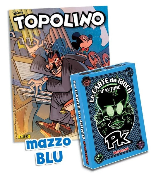 Topolino 3690 Carte gioco d'autore mazzo blu PK- Panini Disney- blisterato- L26