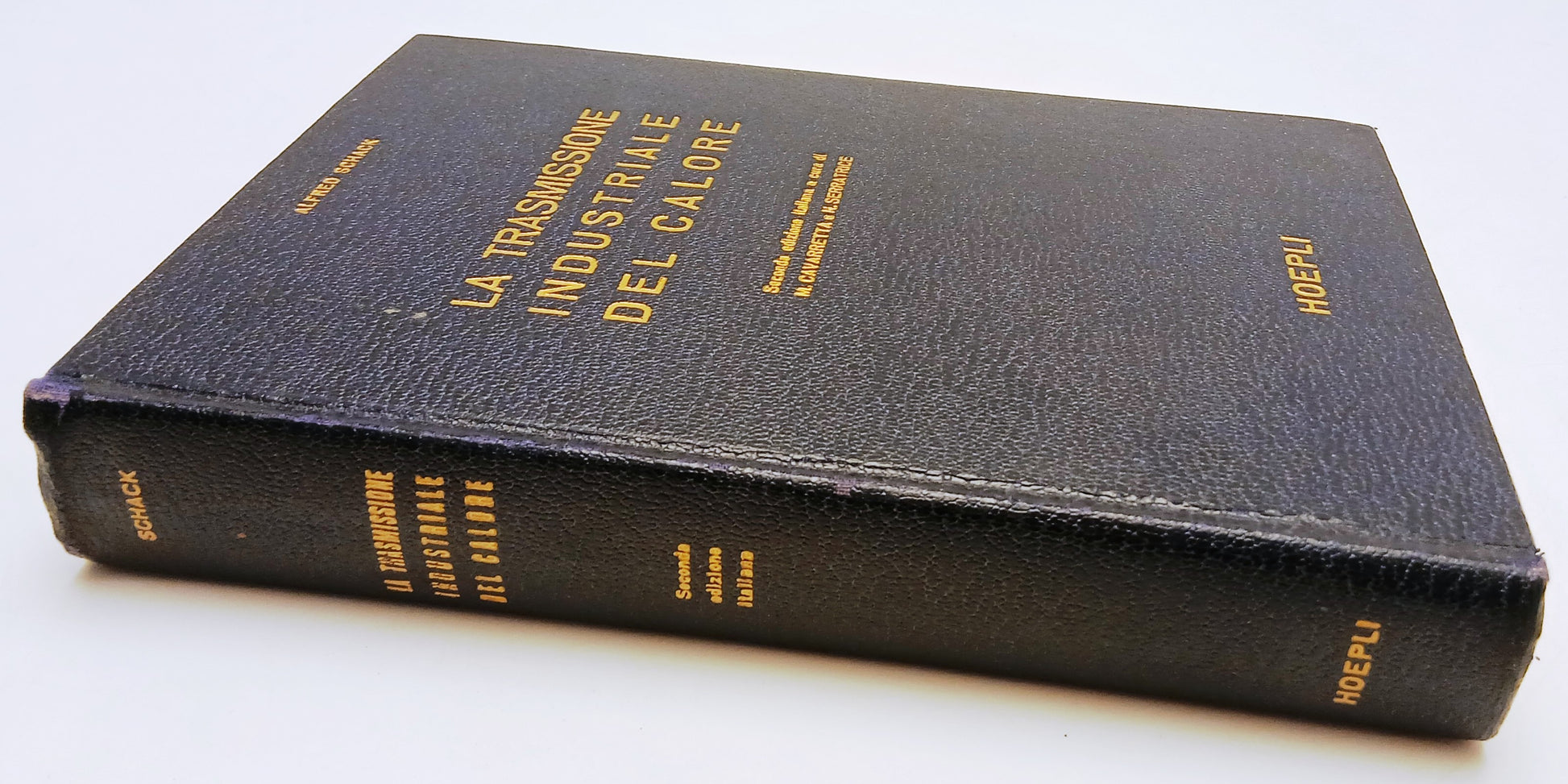 LZ- LA TRASMISSIONE INDUSTRIALE DEL CALORE- ALFRED SCHACK- HOEPLI- 2a ED.- ZFS82