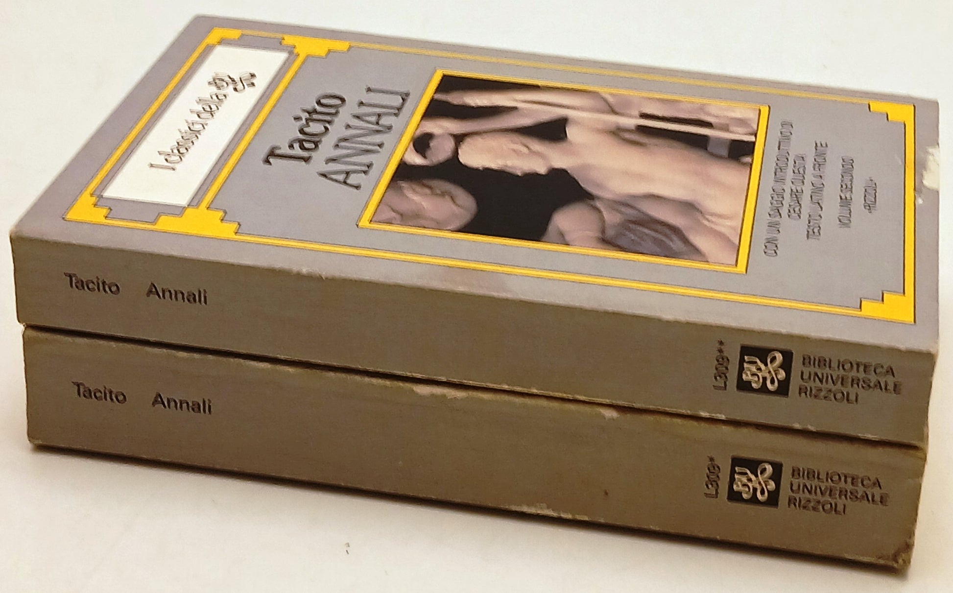 Annali 2 volumi - Tacito - Rizzoli Classici Bur- 1a ed.- latino a fronte- ZFS183