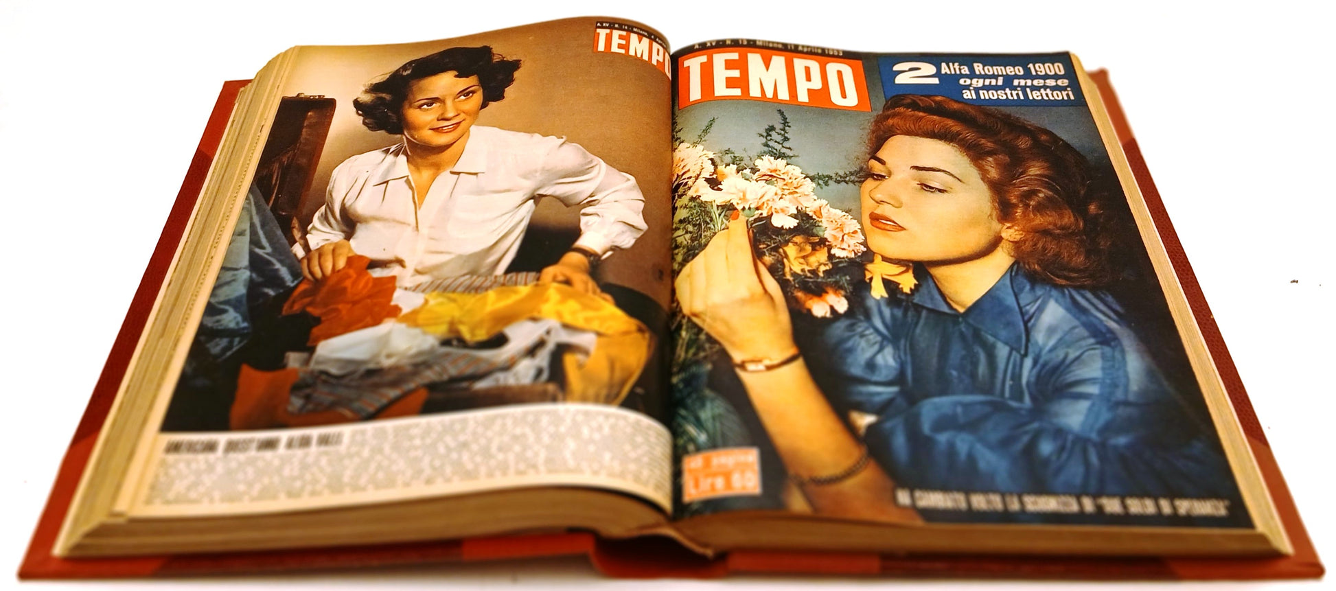 Rivista Tempo 1/24 volume rilegato anno 1953 - I semestre - YFS438