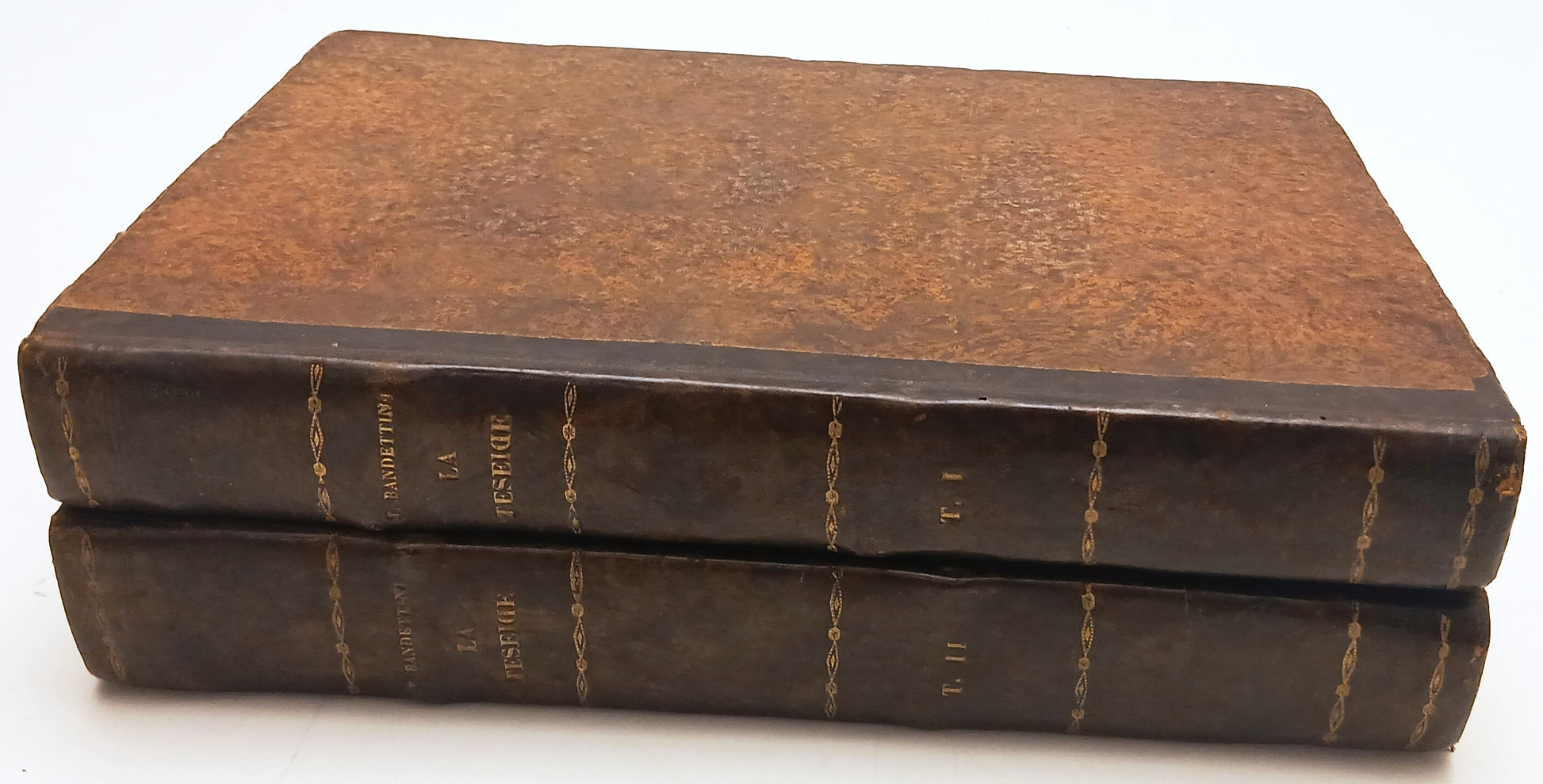 La Teseide 2 volumi- Teresa Bandettini Landucci- Luigi Mussi Parma- 1805- ZFS319