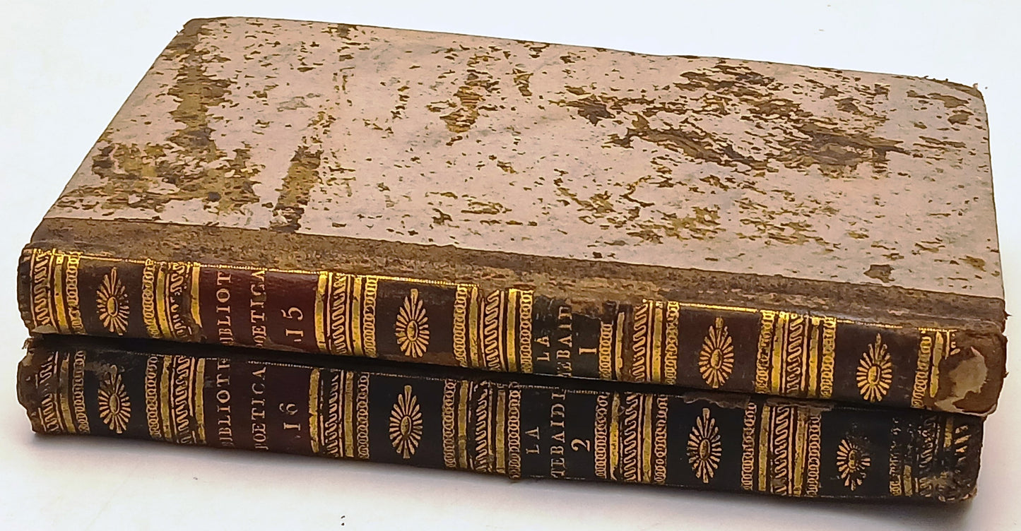 Biblioteca Poetica Scelta La Tebaide I/II - Stazio - Stamperia Francese - XFS54