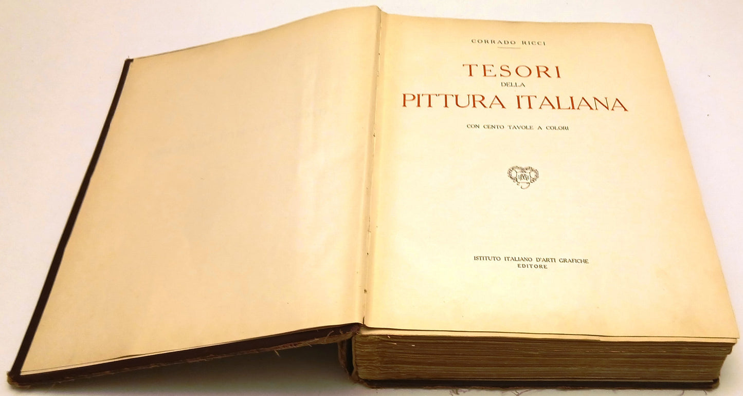 Tesori della Pittura Italiana - Corrado Ricci - Istituto Arti Grafiche - ZFS319