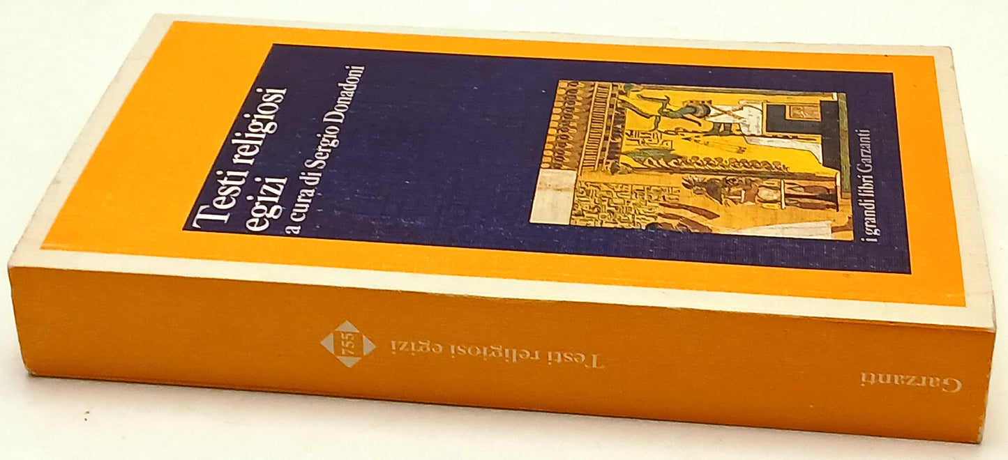 Testi religiosi egizi - Sergio Donadoni - I Grandi Libri Garzanti - 1a ed. - XFS