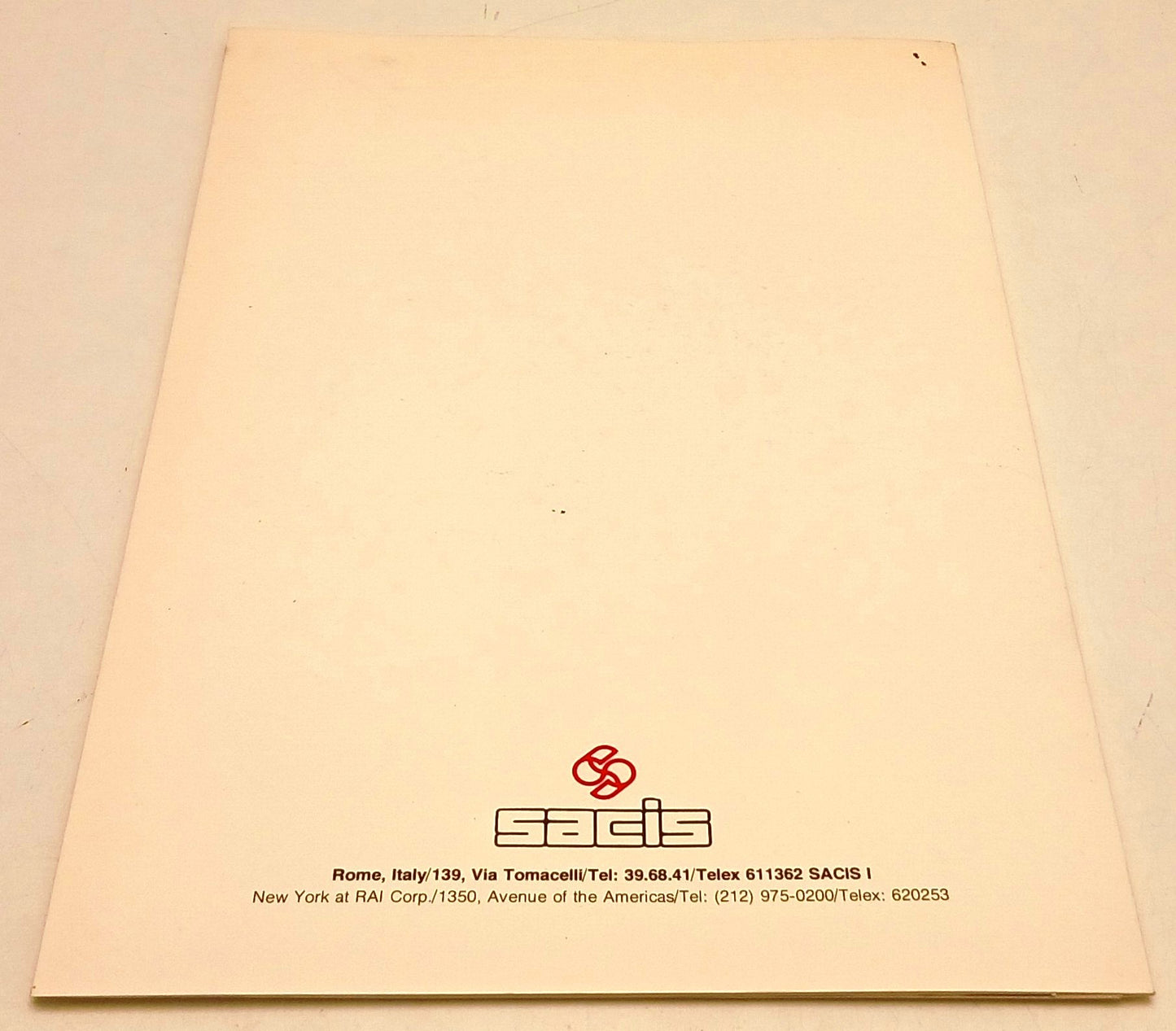 Cartella stampa film Tex e il signore degli abissi - Giuliano Gemma - RVSa846