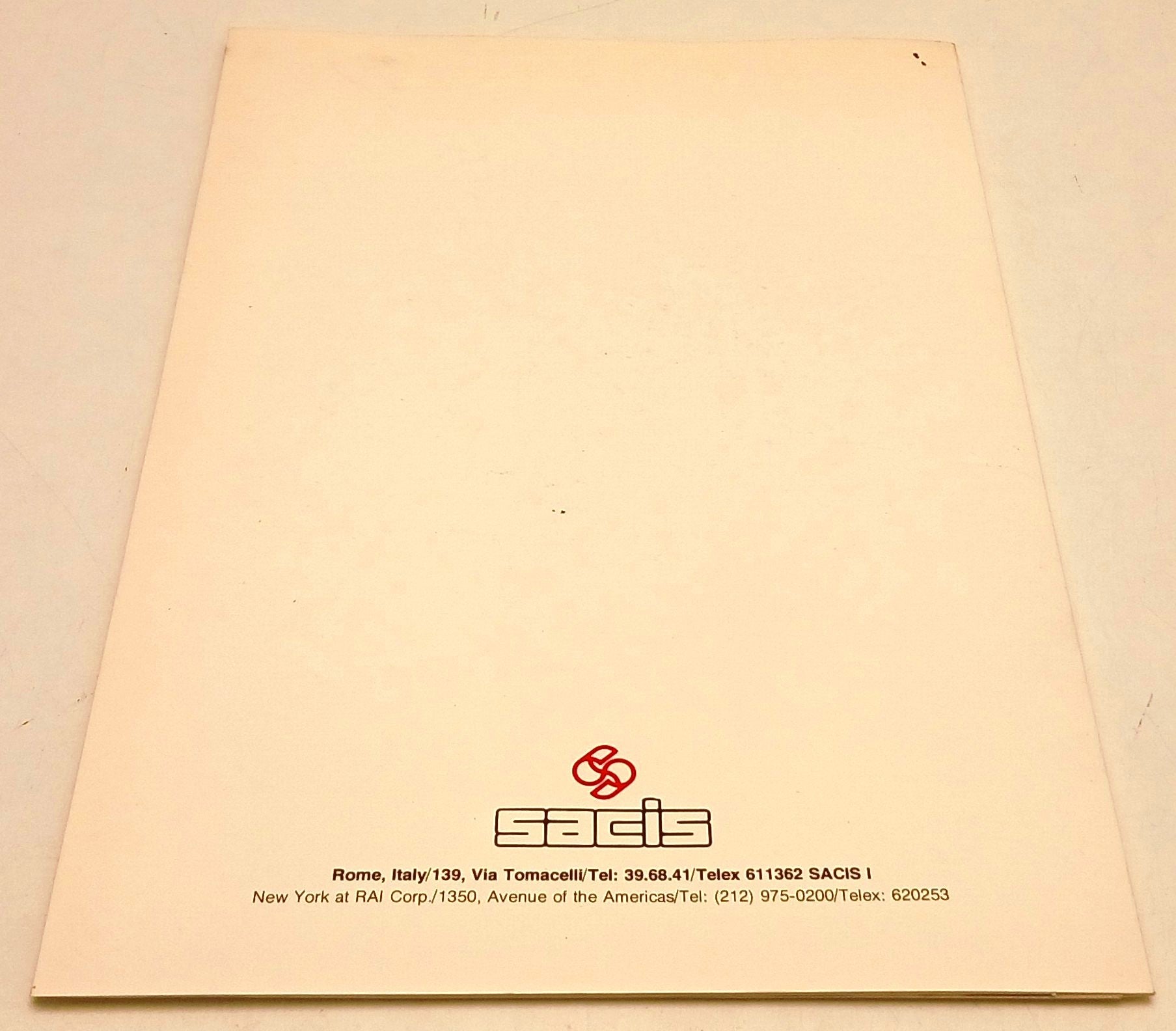 Cartella stampa film Tex e il signore degli abissi - Giuliano Gemma - RVSa846