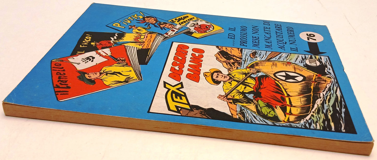 Tex n.75 La bufera - originale 200 lire Gennaio 1967 - Araldo Bonelli - B26