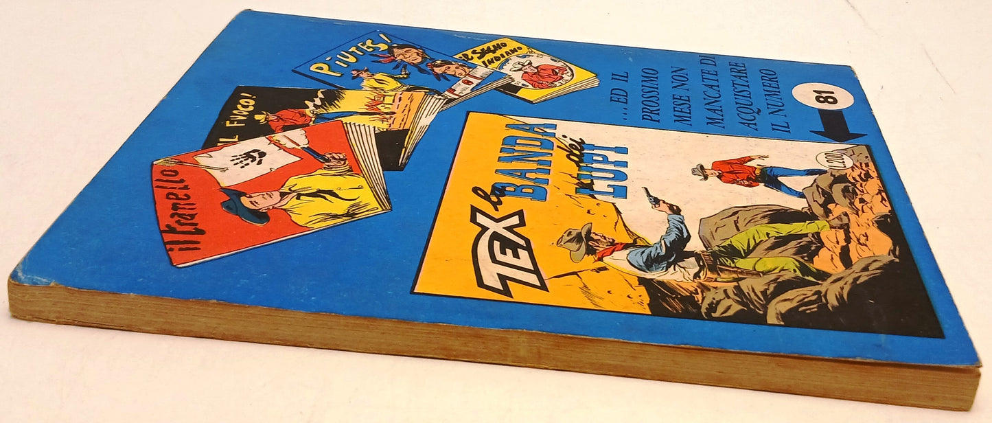 Tex n.80 Spettri - originale 200 lire Giugno 1967 - Araldo Bonelli - B26