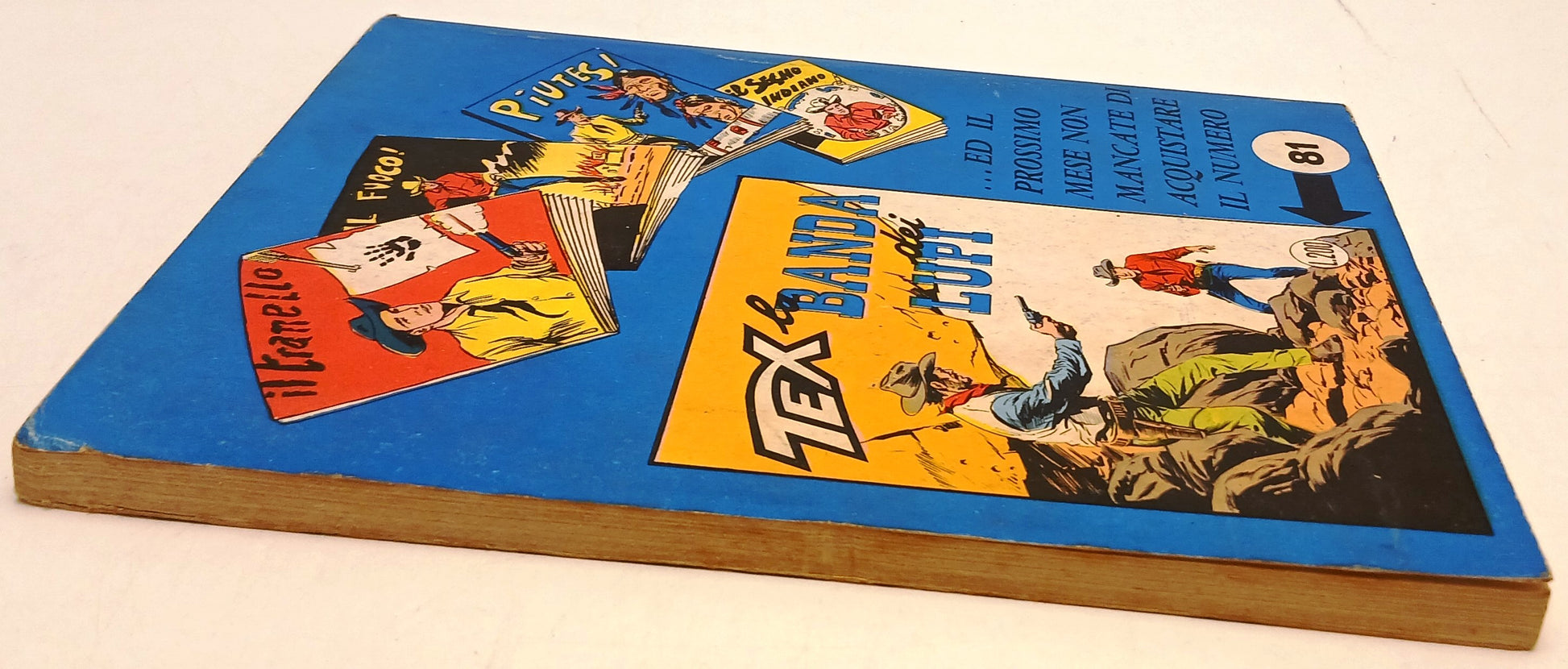Tex n.80 Spettri - originale 200 lire Giugno 1967 - Araldo Bonelli - B26