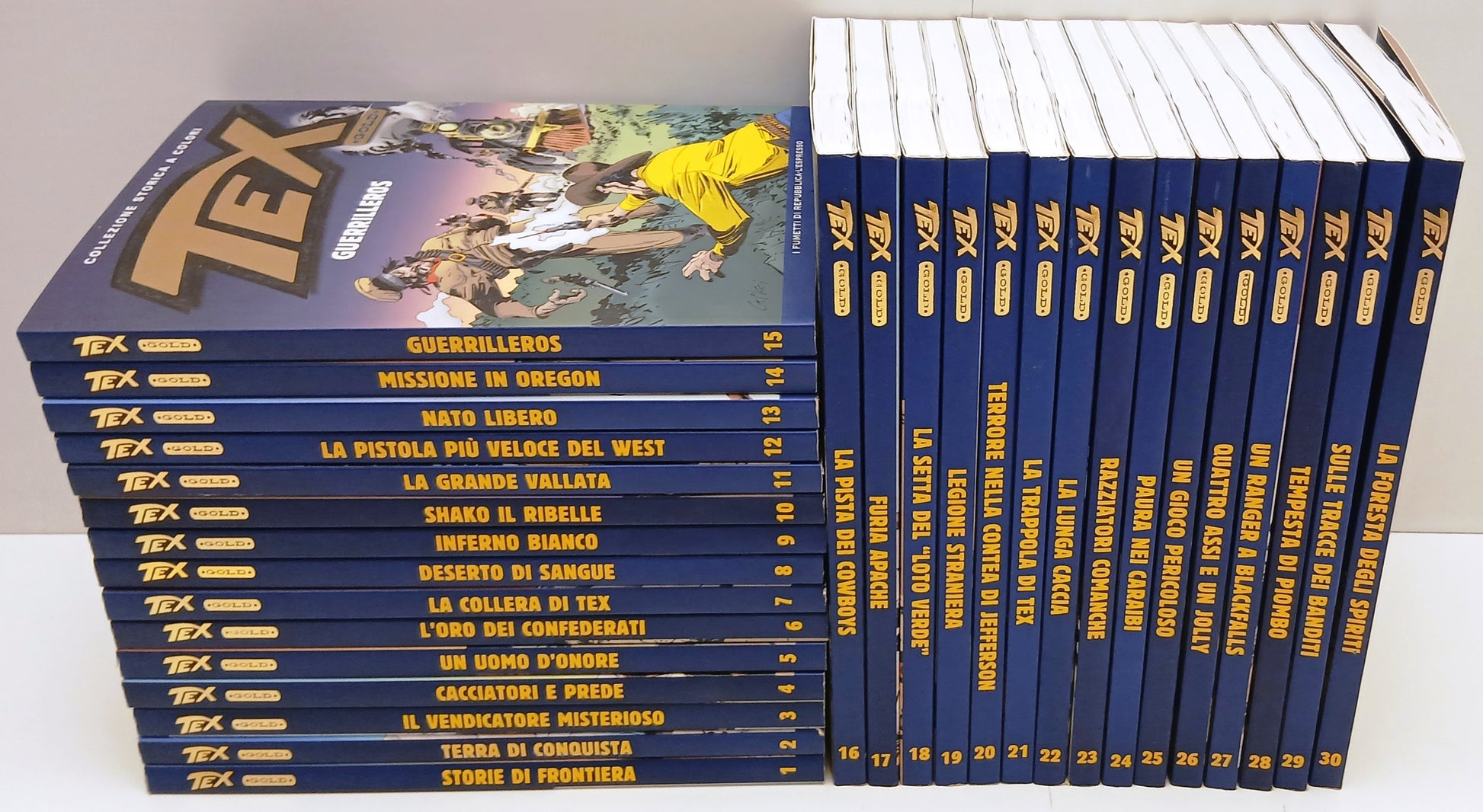 Tex 1/30 serie completa - Collezione Storica a colori Repubblica Gold - D26