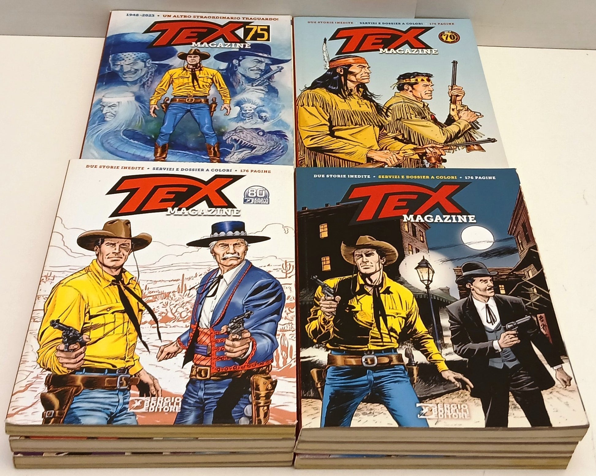 Tex Magazine 10 albi, 2016,2018,2020/2025 + Tex 70 + Tex 75 - Bonelli - A26