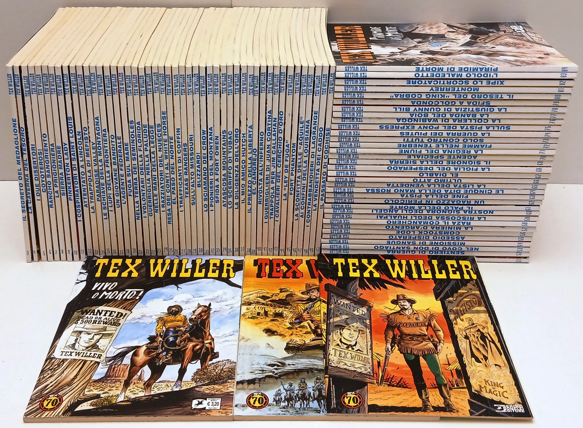 Tex Willer 1/84 + n.0 - Bonelli - collezione avanzata