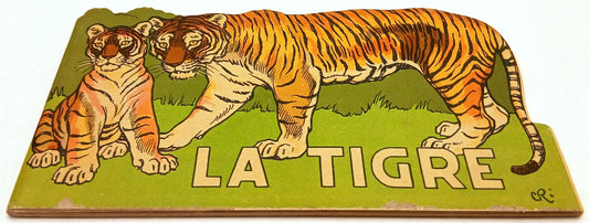 Il mio serraglio La tigre- Ambrosi Romanelli- Tirrenia- 1a ed.- sagomato-RVSa989