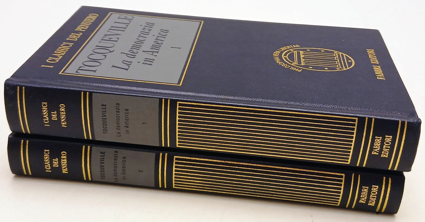 Democrazia in America 2 voll - Tocqueville - Fabbri Classici del pensiero - XFS