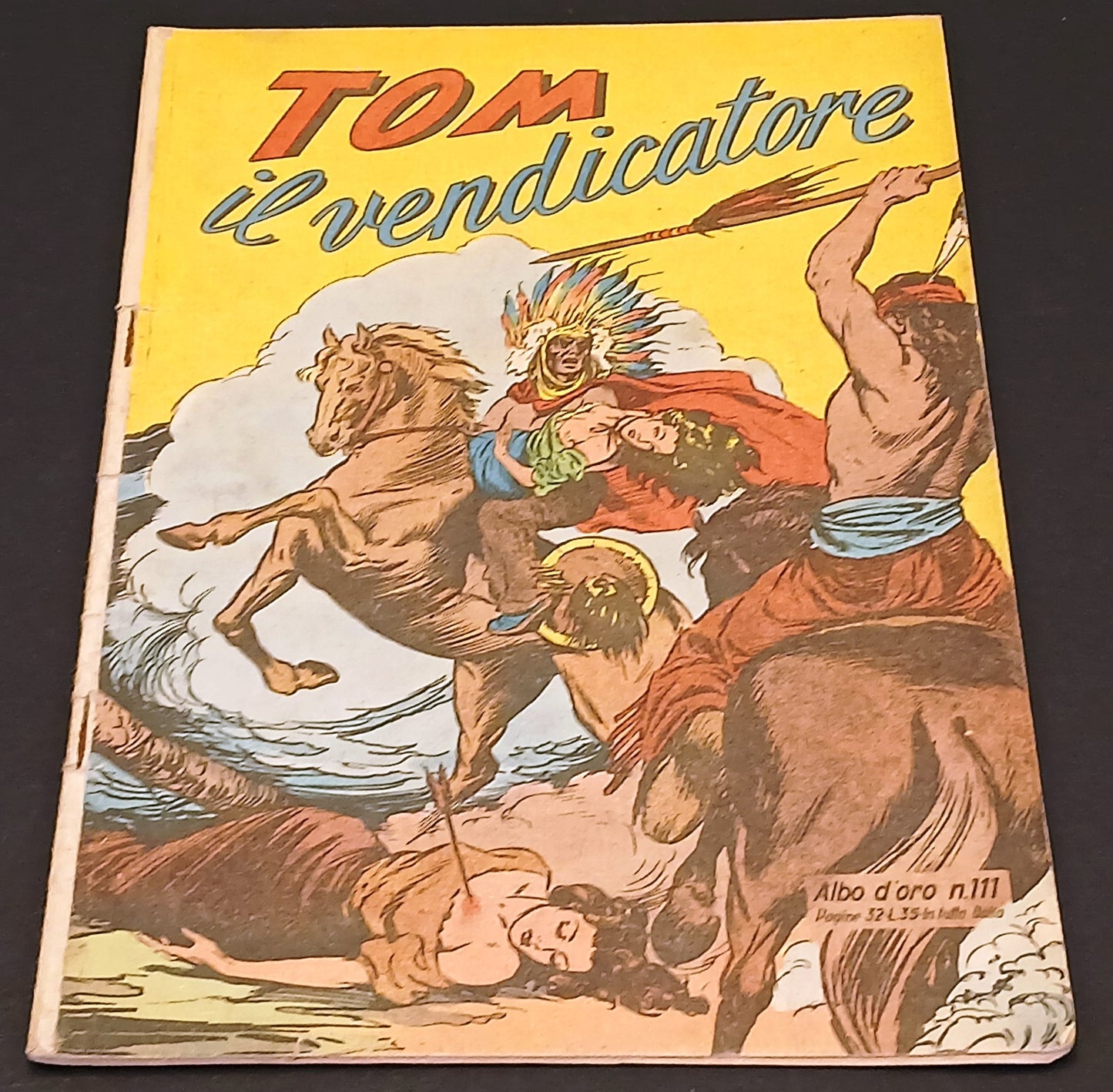 Albo d'oro n.111 Tom il vendicatore - Mondadori - 1948 - originale - H26