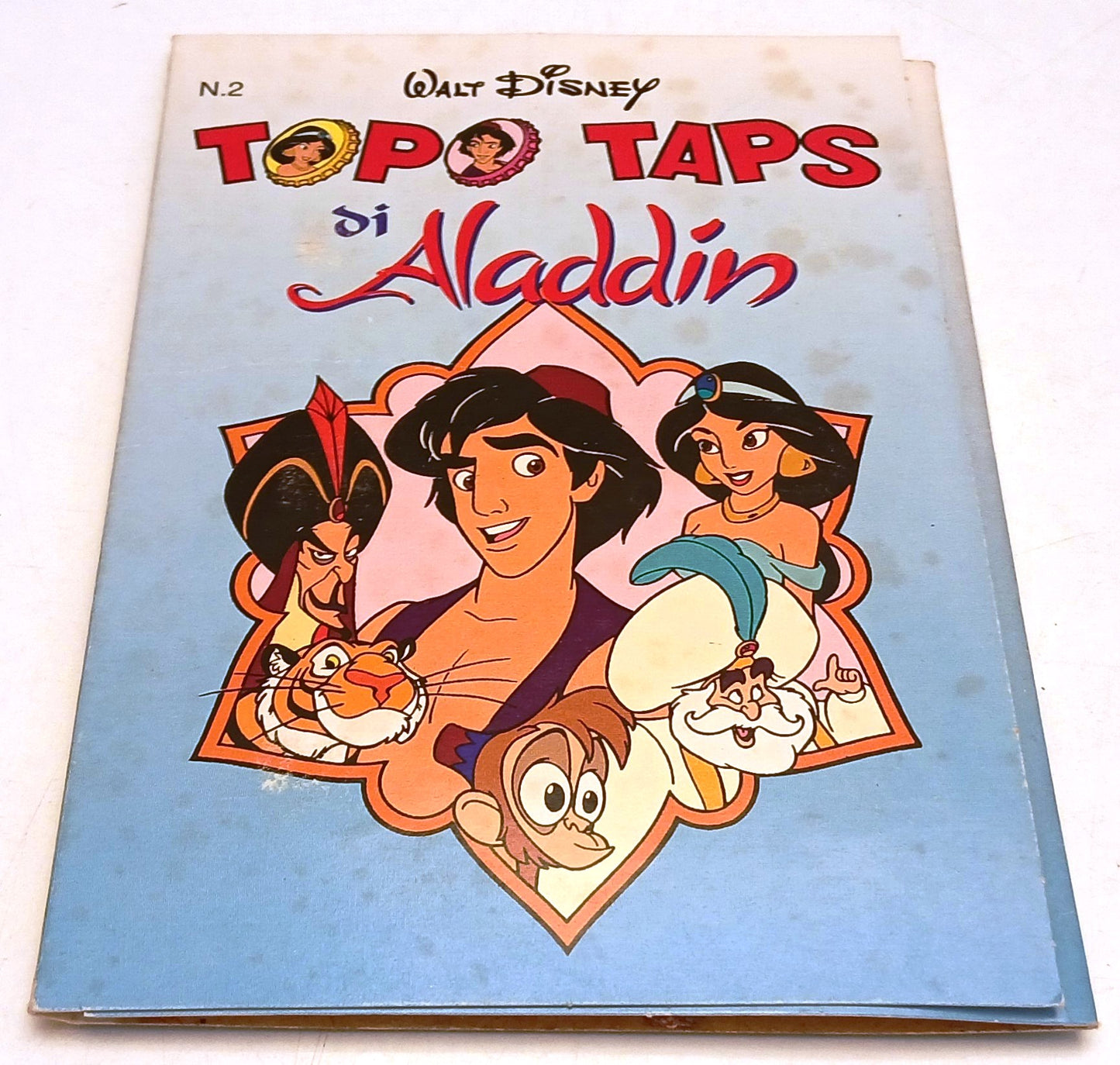CV- Topo Taps di Aladdin - 8 tappi - Walt Disney Mondadori - RVSz182