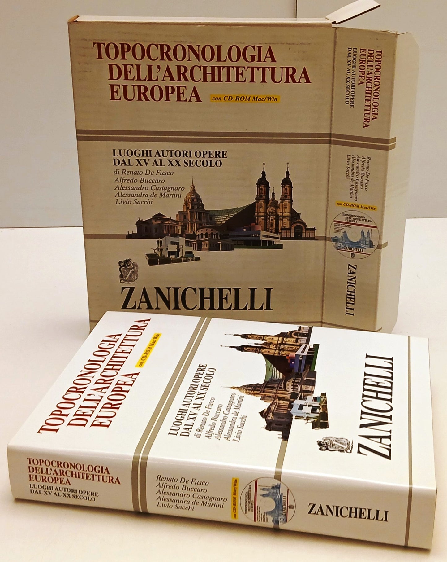 Topocronologia dell'architettura europea - Zanichelli - cartone + cd-rom- YFS358