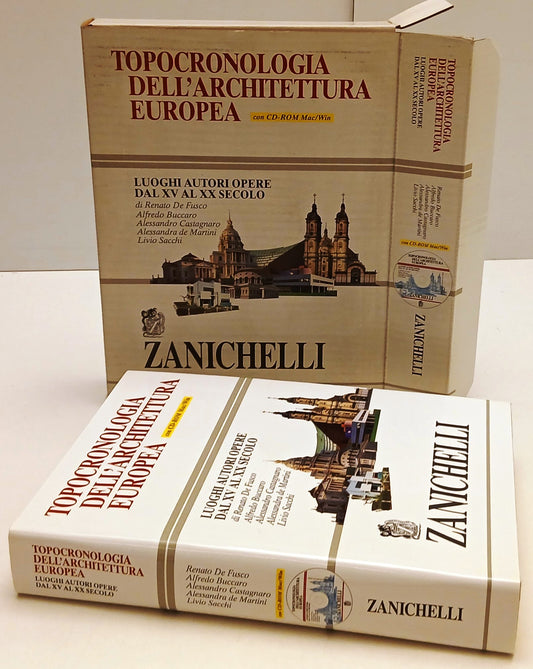 Topocronologia dell'architettura europea - Zanichelli - cartone + cd-rom- YFS358