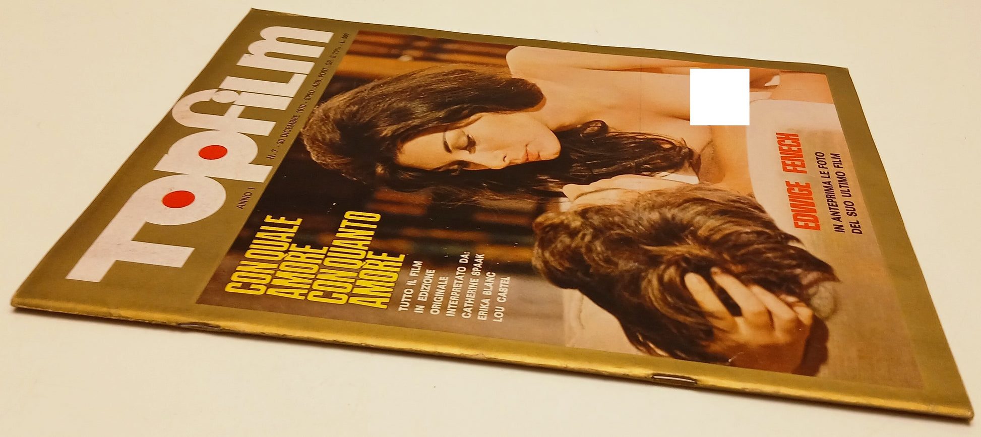 Rivista Topfilm 7 Con quale amore con quanto Spaak Edwige Fenech - 1970- RVSa828