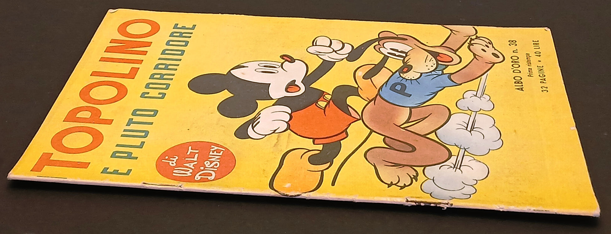 Albo d'oro n.38 Topolino e Pluto corridore - Mondadori - prima ristampa - H26