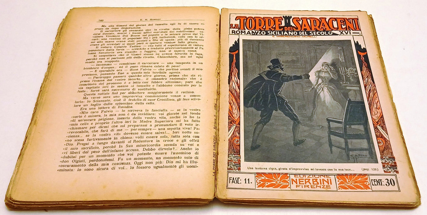 La torre dei Saraceni Storia Pirati - Miserendino Morelli- Nardini- 1931- ZFS275