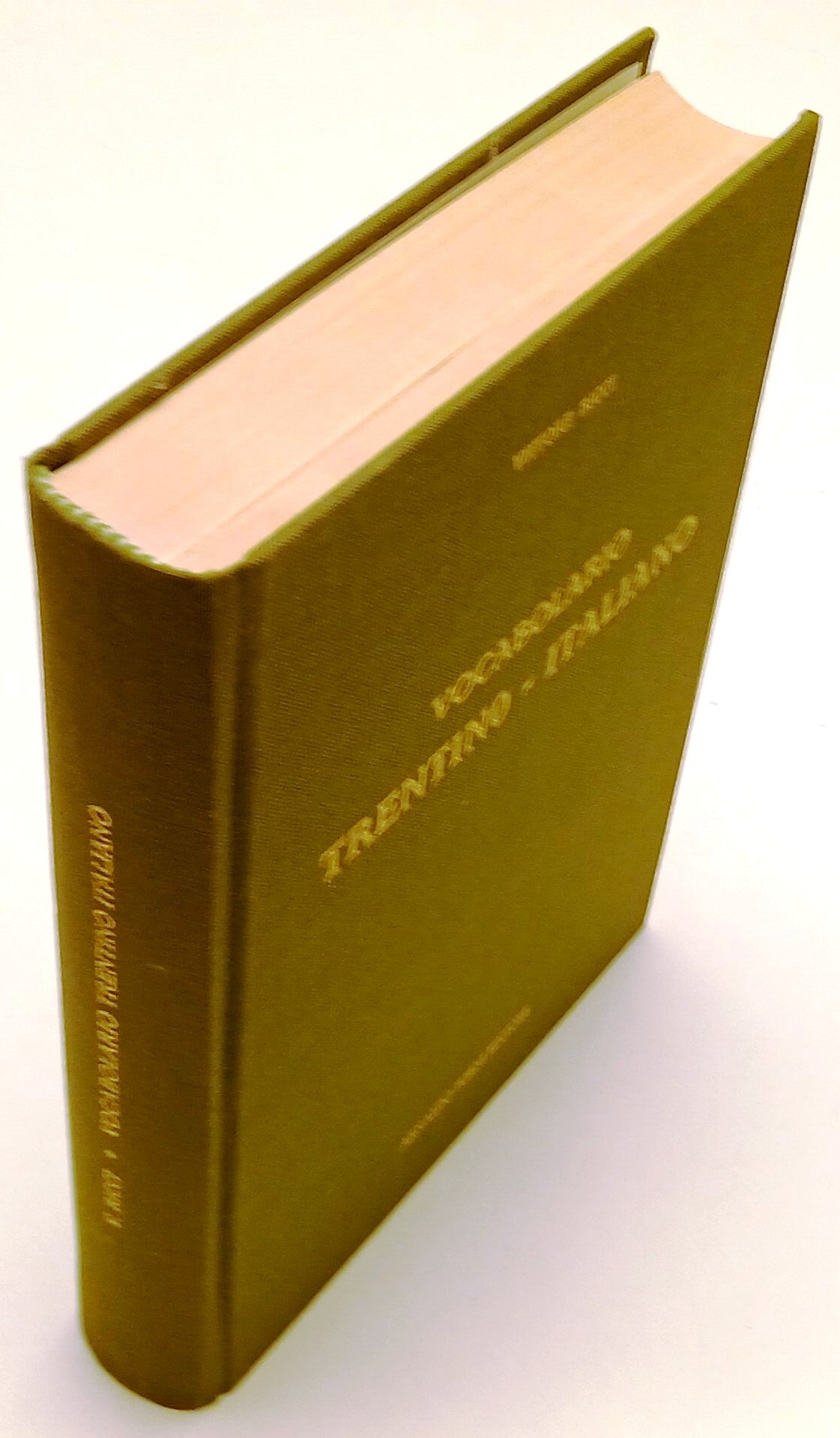 LZ- Vocabolario Trentino Italiano - Vittore Ricci - Forni- Anastatica- C- ZFS84