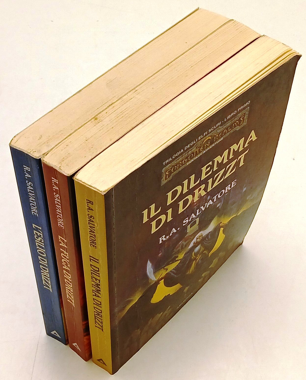 Trilogia degli Elfi Scuri 3 volumi Drizzt - R.A. Salvatore- Armenia Fantasy- XFS