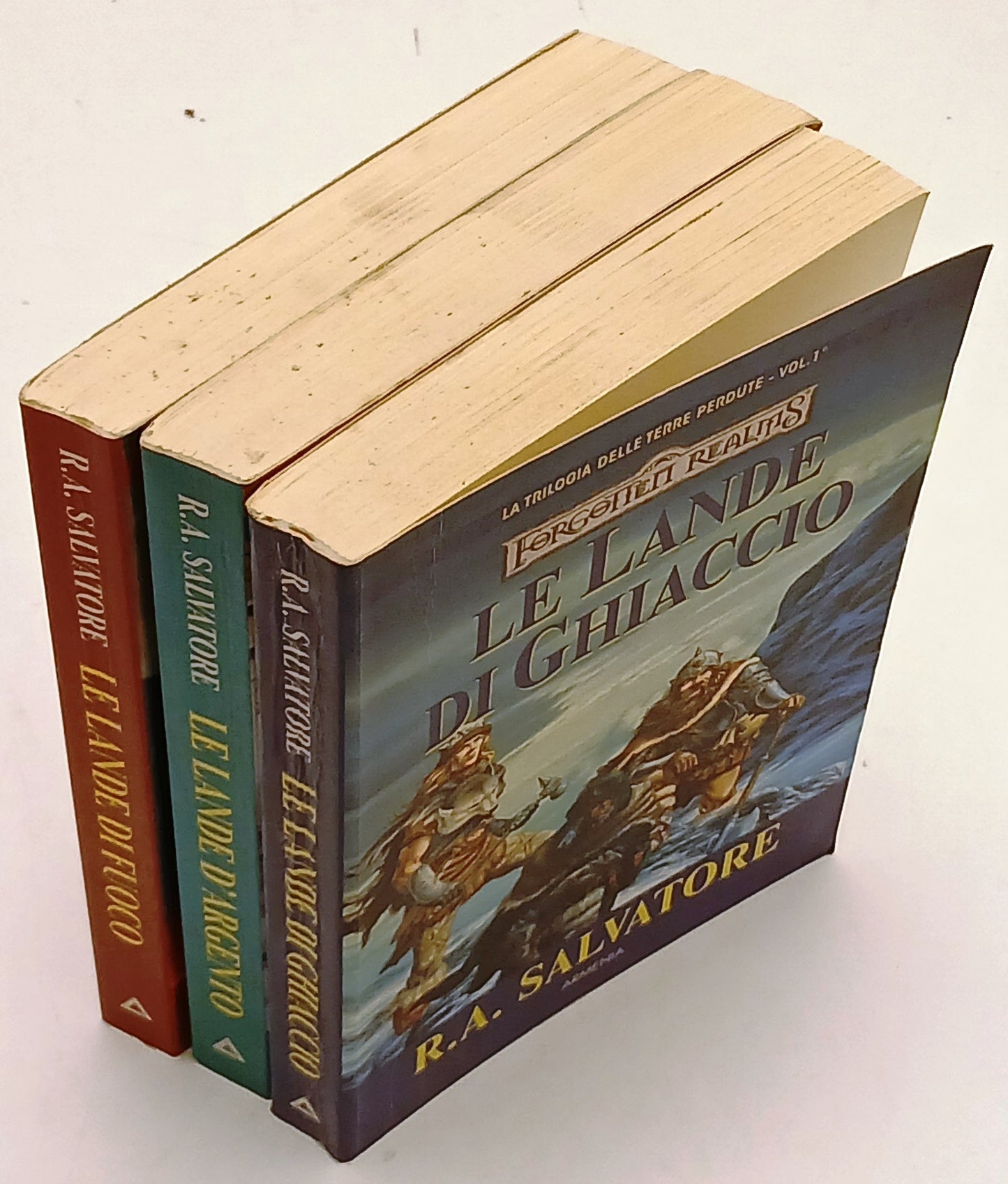 Trilogia delle Terre Perdute 3 volumi Le lande - R.A. Salvatore- Armenia - XFS