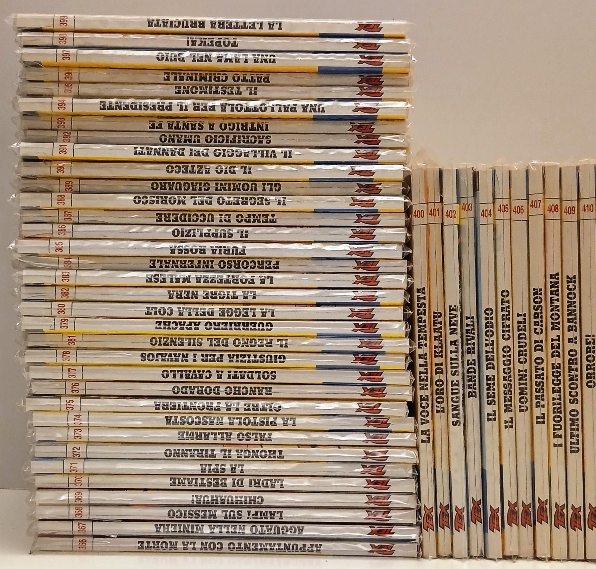 Lotto Tuttotex Tutto Tex 183 numeri fascia 300/600 circa - Bonelli - BLCG27