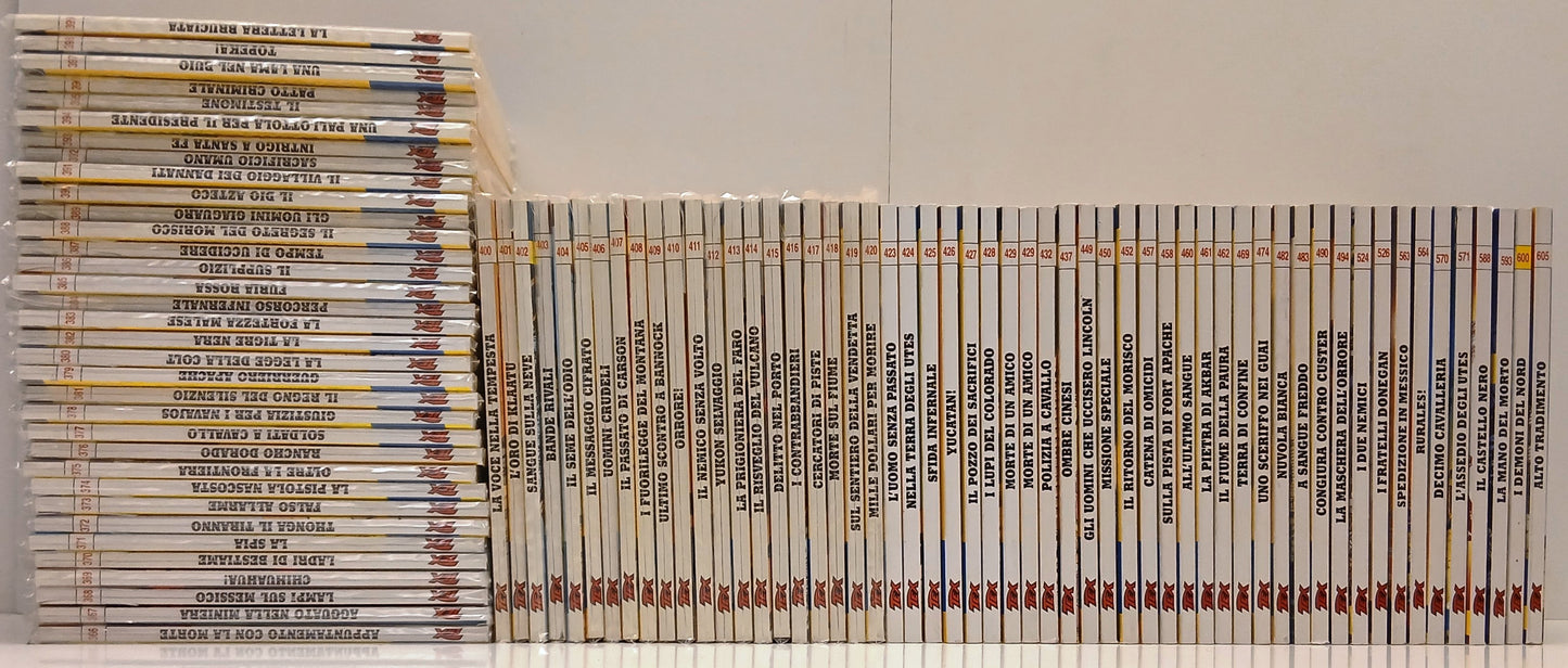 Lotto Tuttotex Tutto Tex 183 numeri fascia 300/600 circa - Bonelli - BLCG27