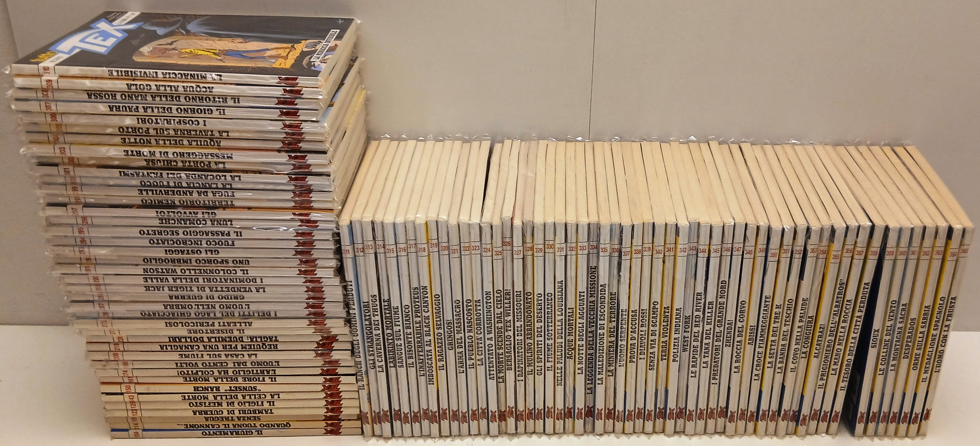 Lotto Tuttotex Tutto Tex 183 numeri fascia 300/600 circa - Bonelli - BLCG27