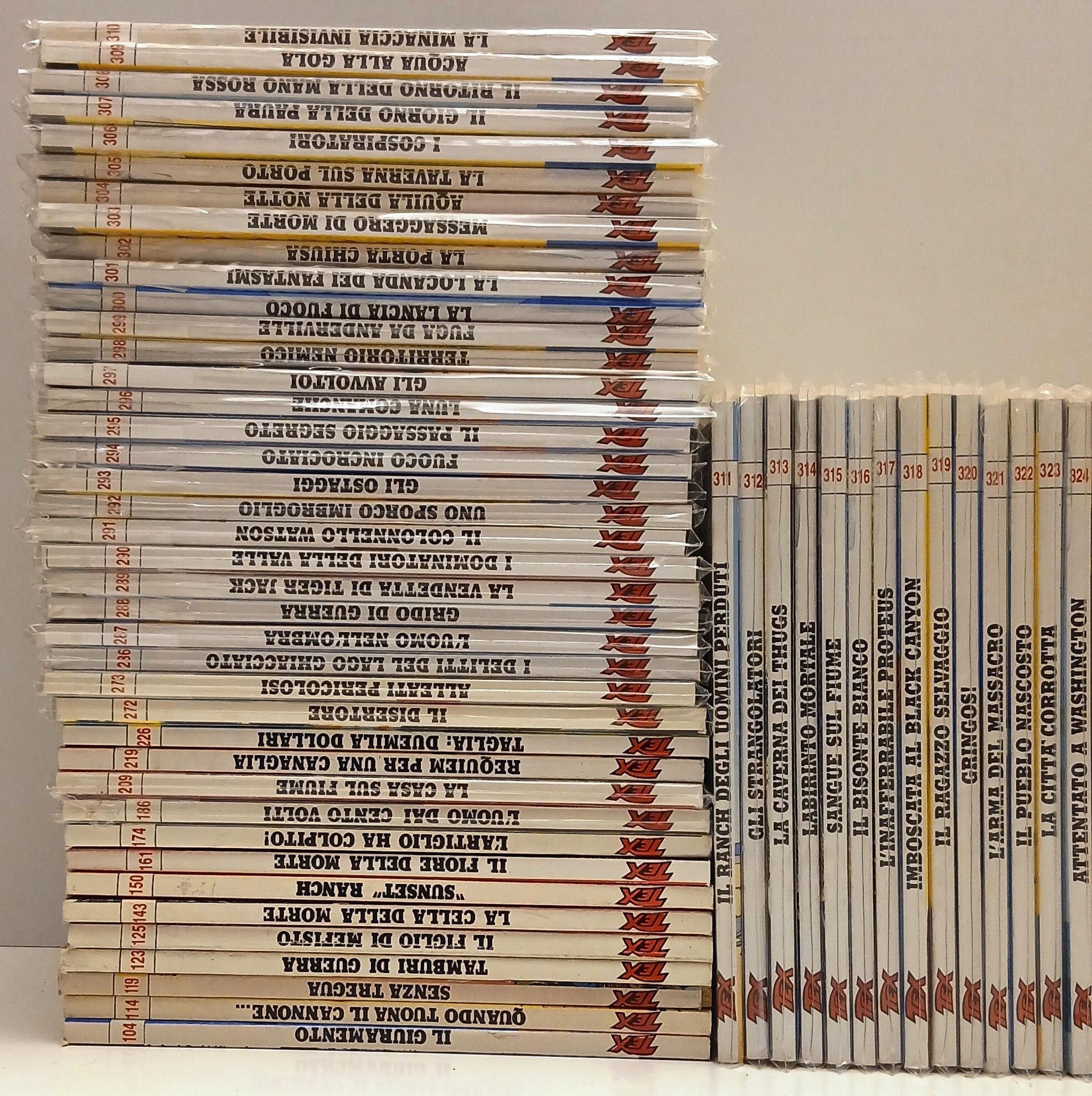 Lotto Tuttotex Tutto Tex 183 numeri fascia 300/600 circa - Bonelli - BLCG27