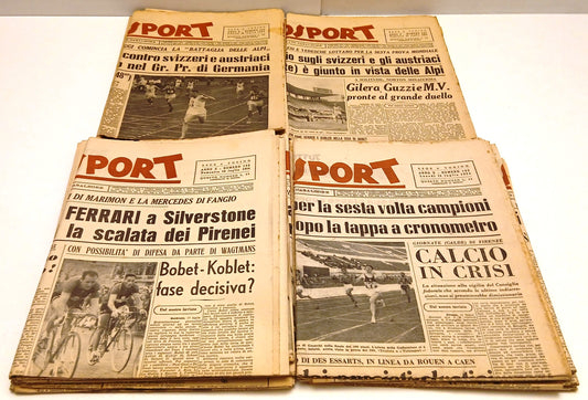 Lotto TUTTOSPORT dal 12/7/1954 al 29/7/1954 Tour de France - 18 numeri - YFS637