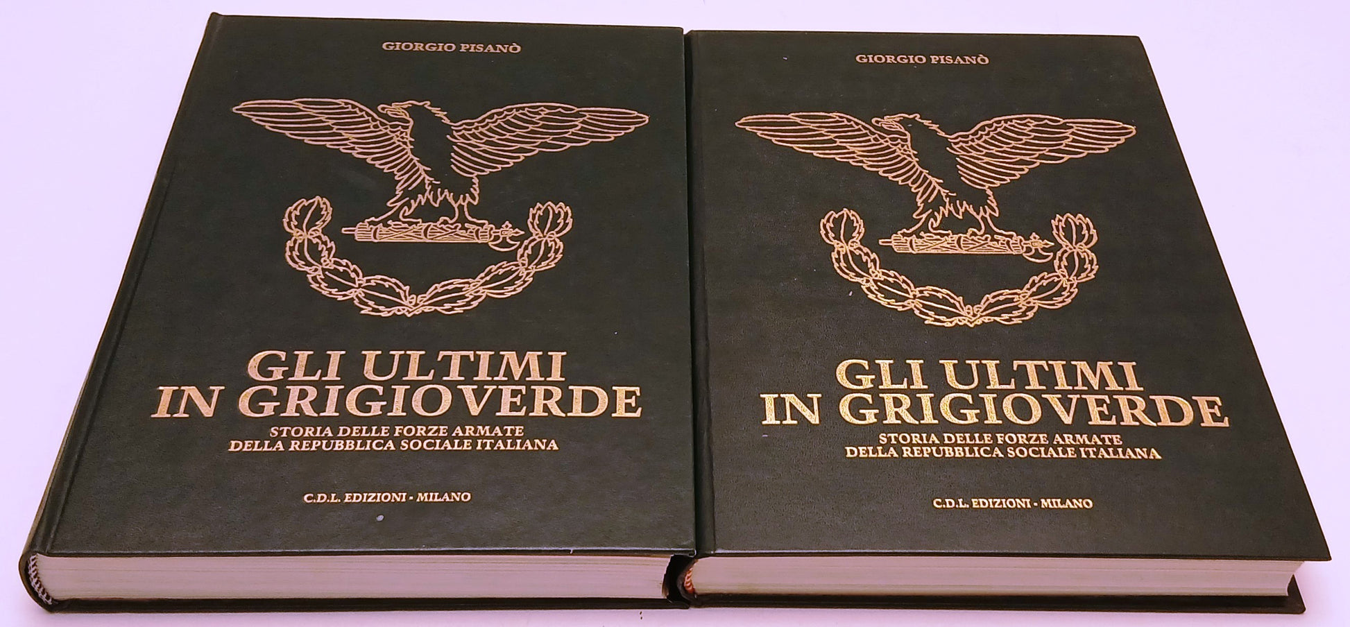 Gli Ultimi in Griogioverde 4 volumi Repubblica Sociale - Pisano - C.D.L.- BLCP95