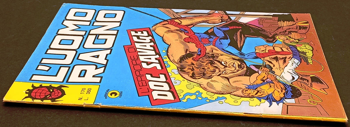 L'uomo ragno n.170 L'errore di Doc Savage - Corno - 1976 - L26
