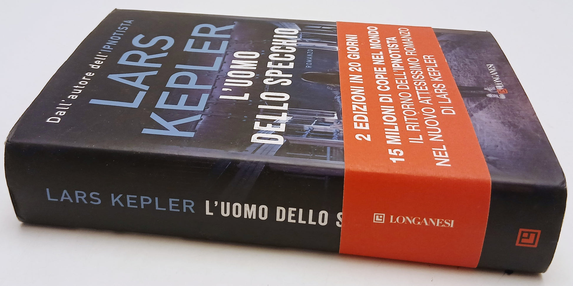 L'uomo dello specchio - Kepler- Longanesi Gaja Scienza- 1a ed.- fascetta- ZFS212