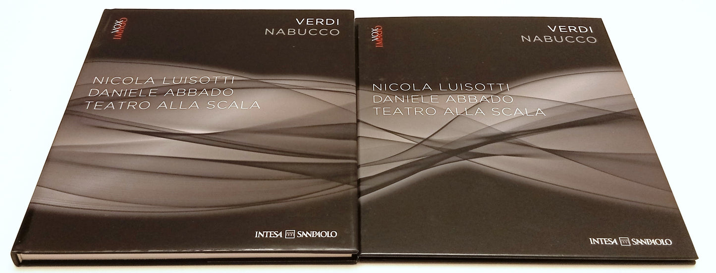 LZ- NABUCCO Luisotti Abbado Teatro alla Scala 2 VOLUMI + 1 DVD e 2 CD - YFS817