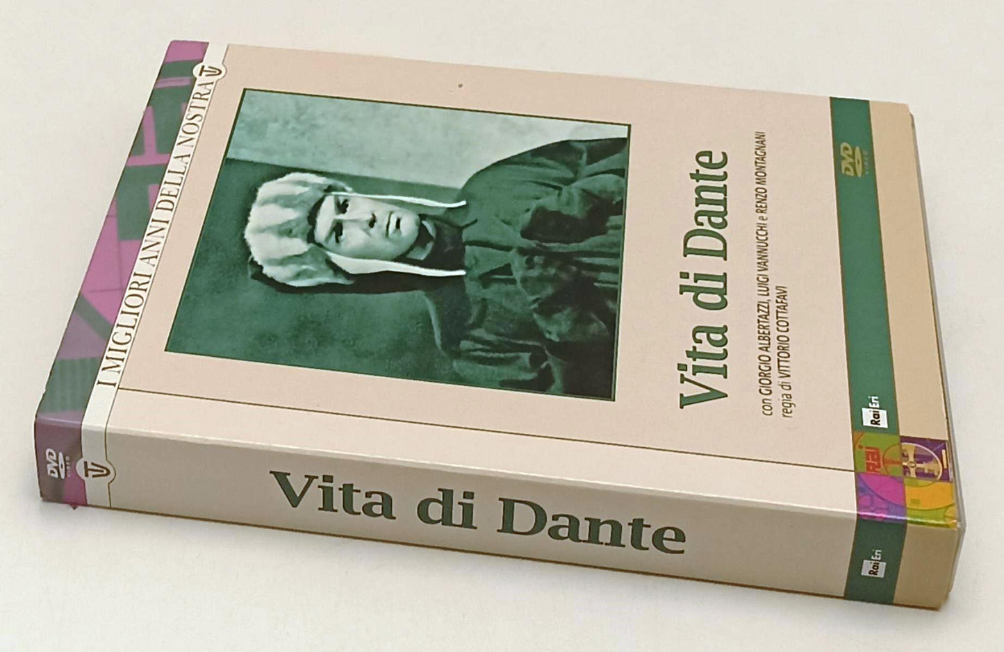 LN- DVD VITA DI DANTE ALBERTAZZI VANNUCCI MONTAGNANI COTTAFAVI- RAI ERI- XFS211