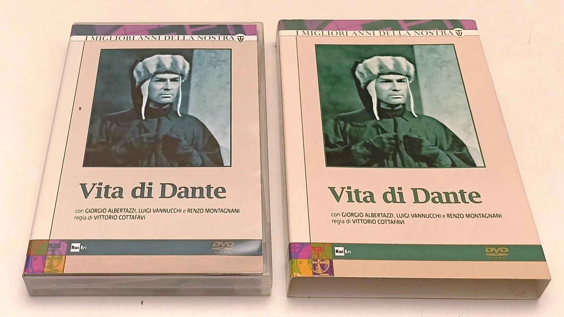 LN- DVD VITA DI DANTE ALBERTAZZI VANNUCCI MONTAGNANI COTTAFAVI- RAI ERI- XFS211