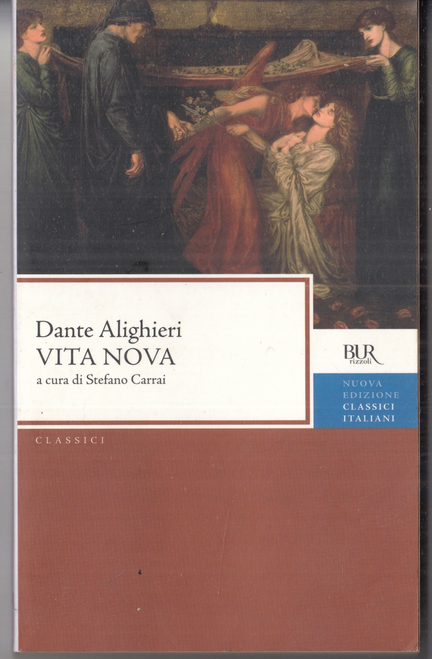 VITA NUOVA - DANTE ALIGHIERI - RIZZOLI- BUR CLASSICI ITALIANI-- 2009- B- XFS