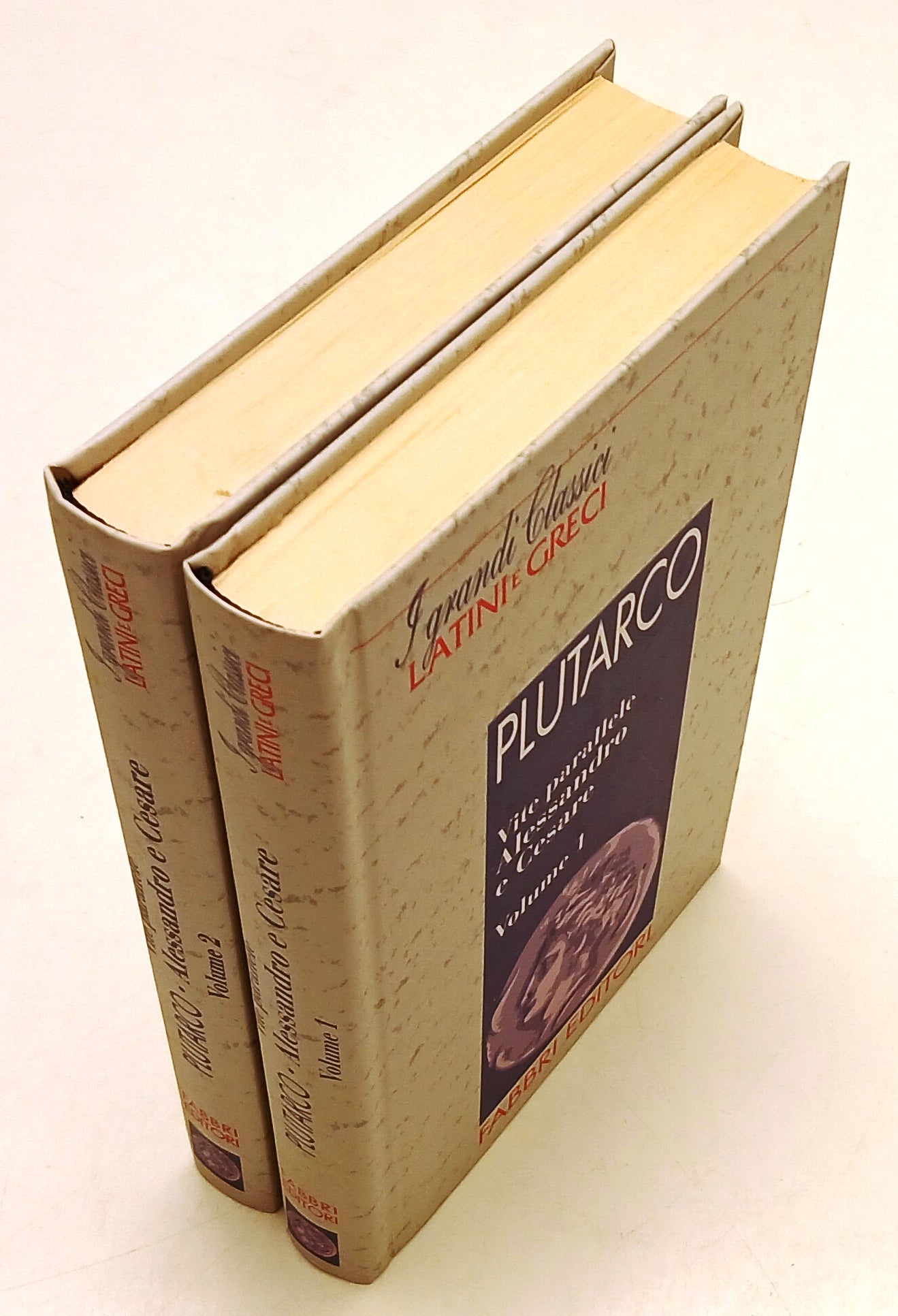 LN- VITE PARALLELE ALESSANDRO E CESARE 1/2- PLUTARCO- FABBRI- CLASSICI- C-YFS969